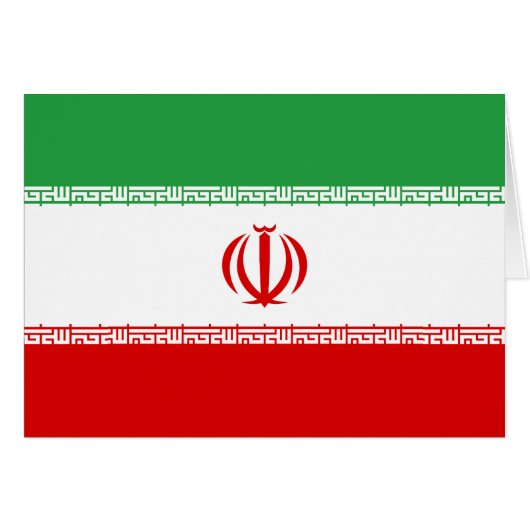 Iran vlag (Voorkant Horizontaal)
