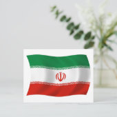Iran Vlag Ansichtkaart Briefkaart (Staand voorkant)