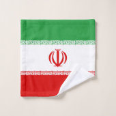 Iran vlag bad handdoek (Wasdoekje)