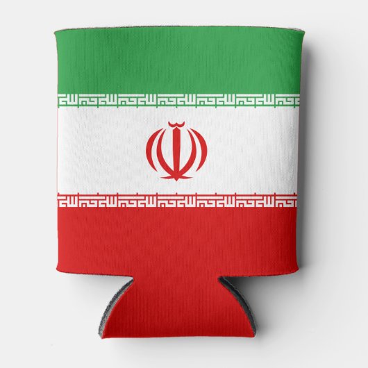 Iran vlag blikjeskoeler (Voorkant)