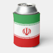 Iran vlag blikjeskoeler (Blikje Achterkant)