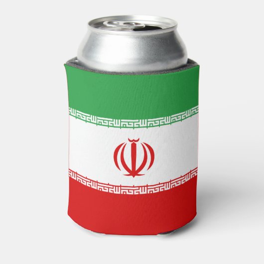 Iran vlag blikjeskoeler (Blikje Achterkant)