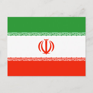 Iran vlag briefkaart