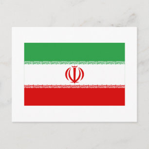 Iran vlag briefkaart
