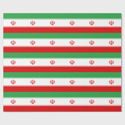 Iran vlag cadeaupapier (Vlak)