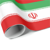 Iran vlag cadeaupapier (Rol Hoek)