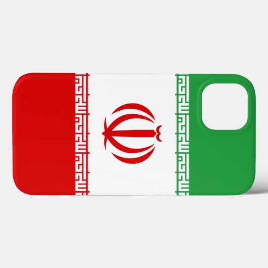 Iran vlag Case-Mate iPhone case (Achterkant (horizontaal))
