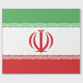 Iran-vlag Emblem Cadeaupapier (Vlak)