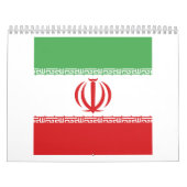 Iran-vlag Emblem Kalender (Hoes)