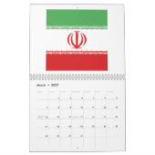 Iran-vlag Emblem Kalender (Mar 2027)