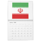 Iran-vlag Emblem Kalender (Jan 2027)