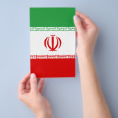 Iran vlag flyer (Hand)