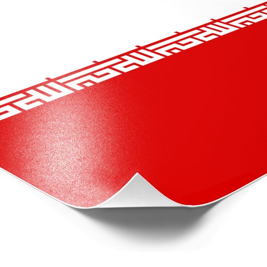 Iran vlag foto afdruk (Hoek)