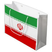Iran vlag groot cadeauzakje (Voorkant Gekanteld)