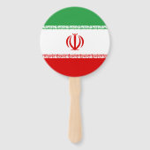 Iran vlag handwaaier (Achterkant)