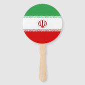 Iran vlag handwaaier (Voorkant)