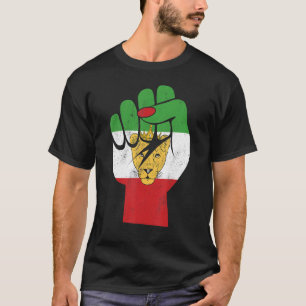 Iran vlag, Iraans Leeuw Symbool, Iraanse Leeuwin,  T-shirt