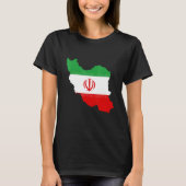 iran vlag Iraanse kaart iran voor vrouwen T-shirt (Voorkant)