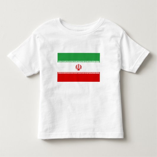 Iran vlag kinder shirts (Voorkant)