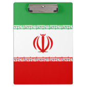 Iran vlag klembord (Voorkant)