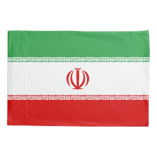 Iran vlag kussensloop (Achterkant)