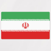 Iran vlag labels (Design 2)