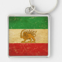 Iran Vlag Leeuw En Zon Shah van Iran Vlag