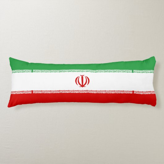 Iran vlag lichaamskussen (Voorkant)