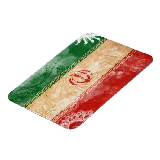 Iran vlag magneet (Linkerzijde)