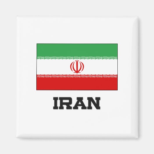 Iran vlag magneet (Voorkant)