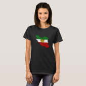 Iran vlag met leeuw t-shirt (Voorkant volledig)