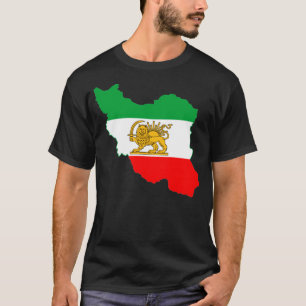 Iran-vlag met Lion Logo T-shirt