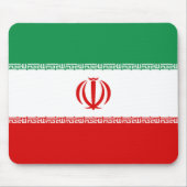 Iran-vlag Mousepad Muismat (Voorkant)