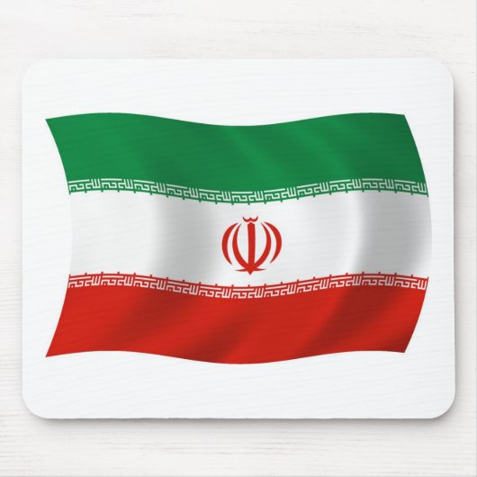 Iran-vlag Mousepad Muismat (Voorkant)