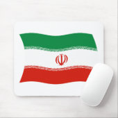Iran-vlag Mousepad Muismat (Met muis)