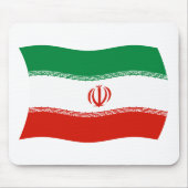 Iran-vlag Mousepad Muismat (Voorkant)