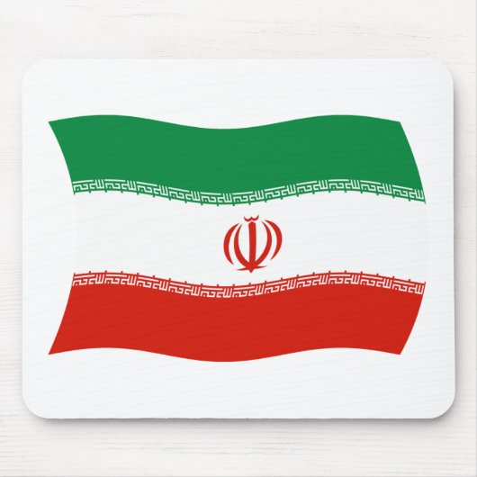 Iran-vlag Mousepad Muismat (Voorkant)
