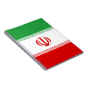 Iran vlag notitieboek (Rechterzijde)
