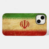 Iran vlag ontwerp Case-Mate iPhone case (Achterkant (horizontaal))