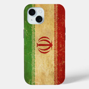 Iran vlag  ontwerp iPhone 15 case