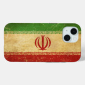 Iran vlag ontwerp Case-Mate iPhone case (Achterkant (horizontaal))