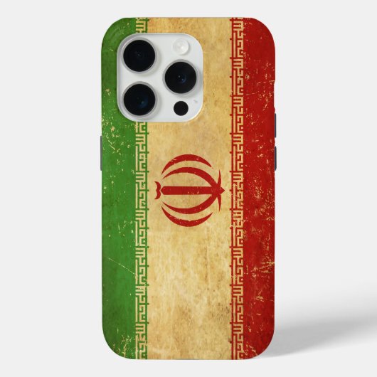 Iran vlag  ontwerp Case-Mate iPhone case (Achterkant)