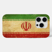Iran vlag  ontwerp Case-Mate iPhone case (Achterkant (horizontaal))