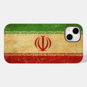 Iran vlag ontwerp Case-Mate iPhone case (Achterkant (horizontaal))