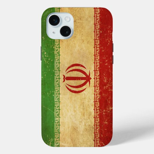 Iran vlag ontwerp Case-Mate iPhone case (Achterkant)