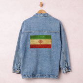 Iran Vlag  Ontwerp Vrouwen Denim Jacket (Hangar)