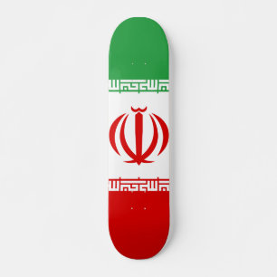 Iran vlag persoonlijk skateboard