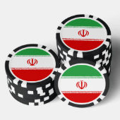 Iran vlag poker chips (Opstapeling)