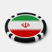 Iran vlag poker chips (Enkel)
