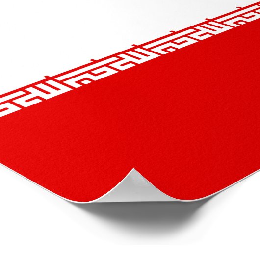 Iran vlag poster (Hoek)